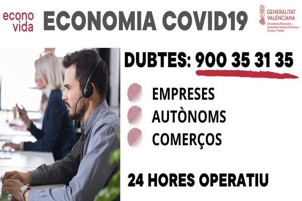 TELEFONO DUDAS EMPRESARIALES Y LABORALES COVID-19